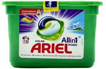Ariel Color Allin1 Pods Frühlingsfrische 16 WL