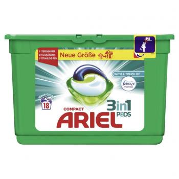 Ariel Compact 3in1 Pods 18 WL Febreze