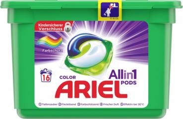 Ariel Color Allin1 Pods Farbschutz 16 WL