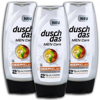 duschdas Duschgel MEN Care Deep Relax 3 x 250 ml Multipack
