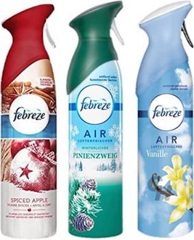 febreze Winterset Frischehauch Lufterfrischer 3 x 300 ml