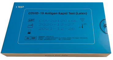Joinstar Covid-19 Antigen Rapid Test (Latex) Spucktest Corona Schnelltest 1 Test