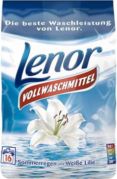 Lenor Vollwaschmittel Sommerregen und weiße Lilie 16 WL 1,040 kg