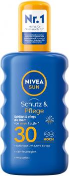 Nivea Sonnenspray Schutz & Pflege LSF 30 Hoch 200 ml