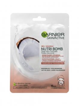 Garnier SkinActive Nutri Bomb Pflege-Milch-Tuchmaske Kokosmilch + Hyaluronsäure 28 gr