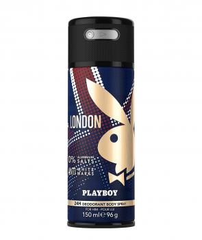 Playboy London 24 H Deodorant Body Spray for Him 150 ml