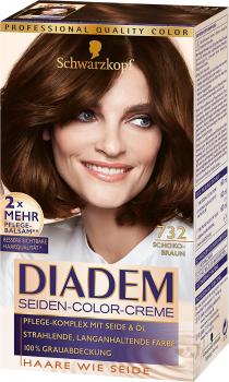 Schwarzkopf Diadem Seiden-Color-Creme 732 schokobraun 180 ml