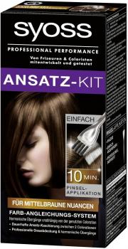 Syoss Ansatz-Kit für mittelbraune Nuancen 22 ml
