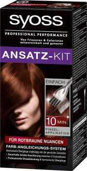 Syoss Ansatz-Kit für rotbraune Nuancen 22 ml