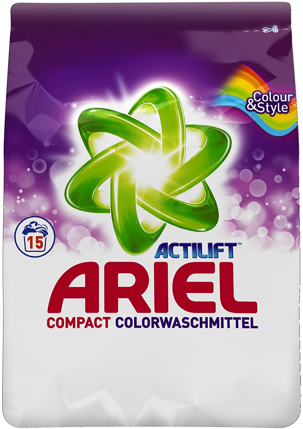 Parfuemfux24 - Ariel Color & Style Actilift Compact Colorwaschmittel 15 ...