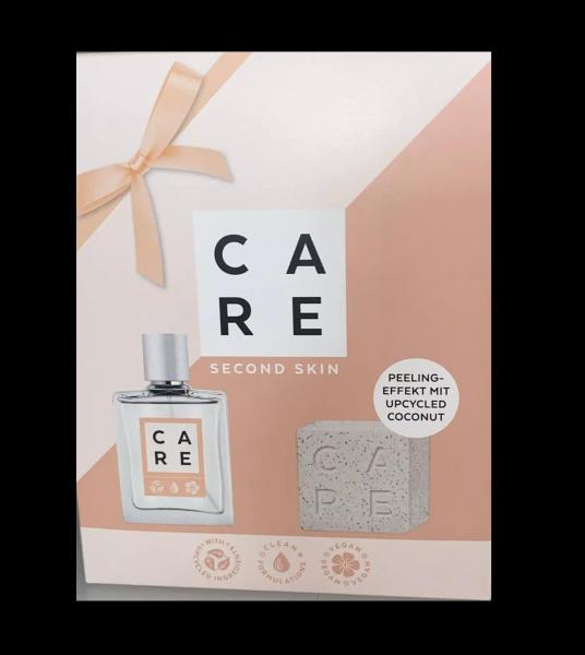Care Second Skin Geschenkset EdP 50 ml + Peeling Shower Soap 60 gr