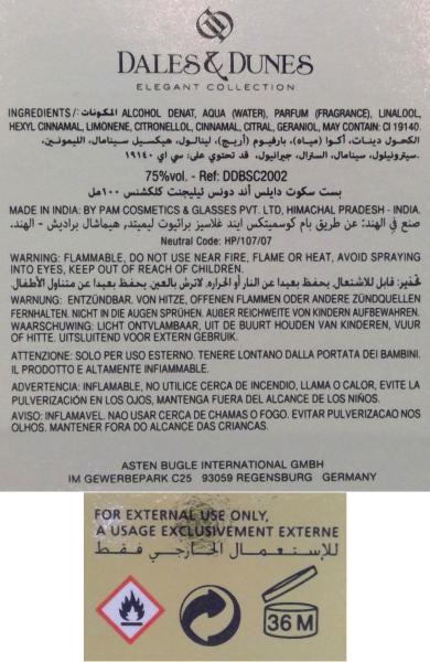 Dales & Dunes Best Scout Pour Homme EdT 100 ml