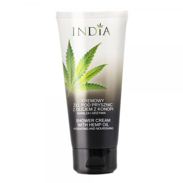 INDIA Cosmetics HANF-Creme Duschgel 200 ml