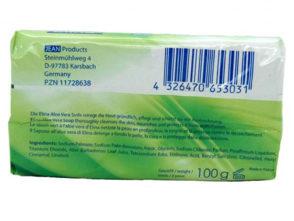 Elina med pflegende Handseife mit Aloe Vera 100 gr