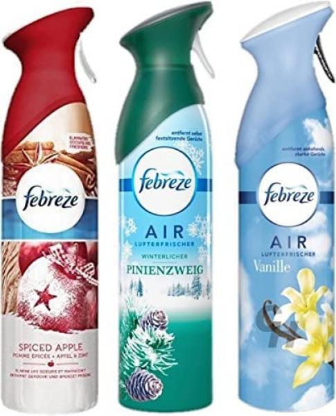 febreze Winterset Frischehauch Lufterfrischer 3 x 300 ml