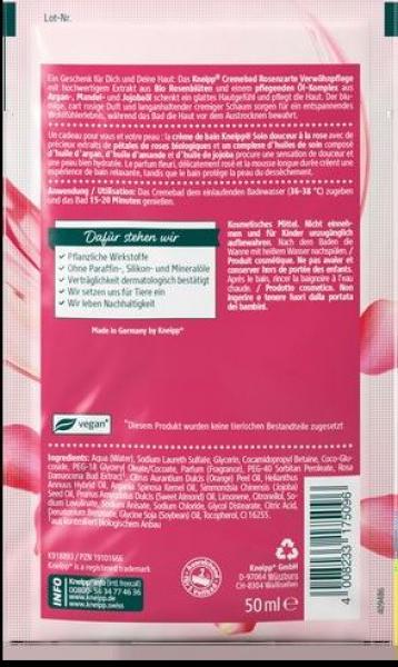 Kneipp Cremebad Rosenzarte Verwöhnpflege 50 ml