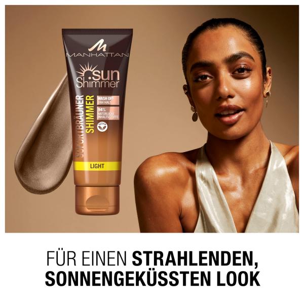 Manhattan SUN Shimmer Selbstbräuner Matte medium 125 ml