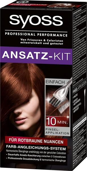 Syoss Ansatz-Kit für rotbraune Nuancen 22 ml