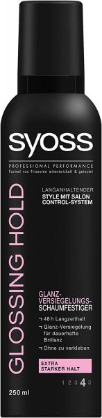 Syoss Glossing Hold Glanz-Versiegelungs-Schaumfestiger 250 ml