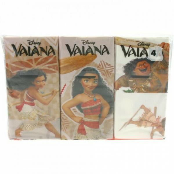 Worldcart Taschentücher Vaiana 6 x 9 Stück 4-lagig
