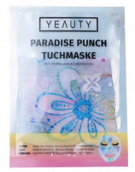 YEAUTY Paradise Punch Tuchmaske mit tropischem Blumenmuster