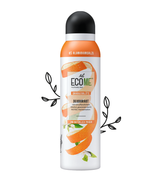 ECOME Deodorant Spray Orangenblüte 150 ml